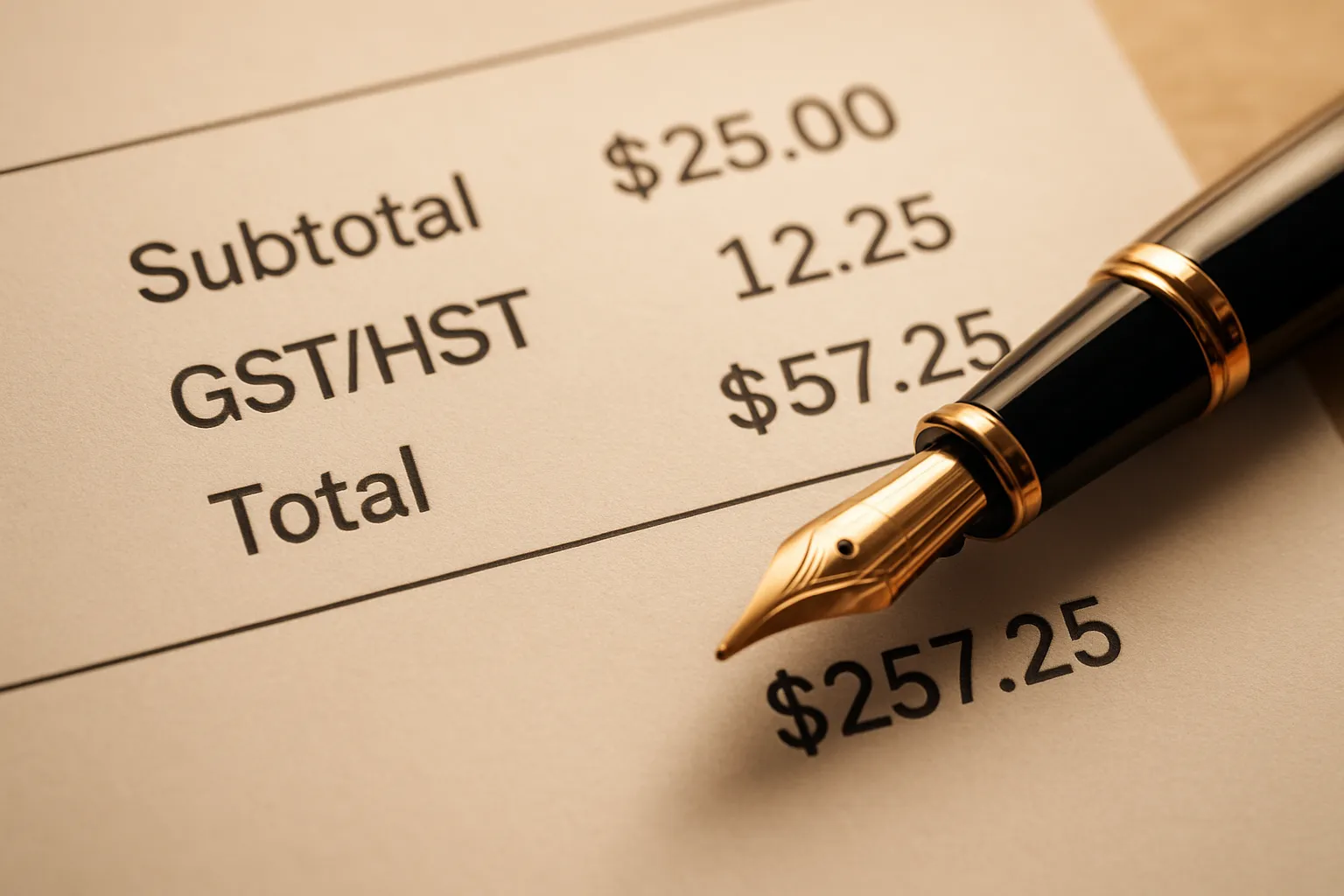 gst hst tax invoice calculation gst hst tax invoice calculation