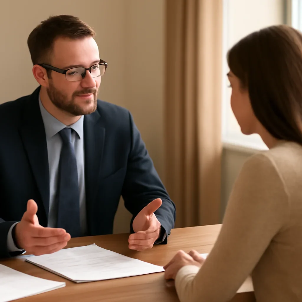 Advisor discussing accounting for short-term rentals: airbnb & vrbo taxes in bc with a client in Canada