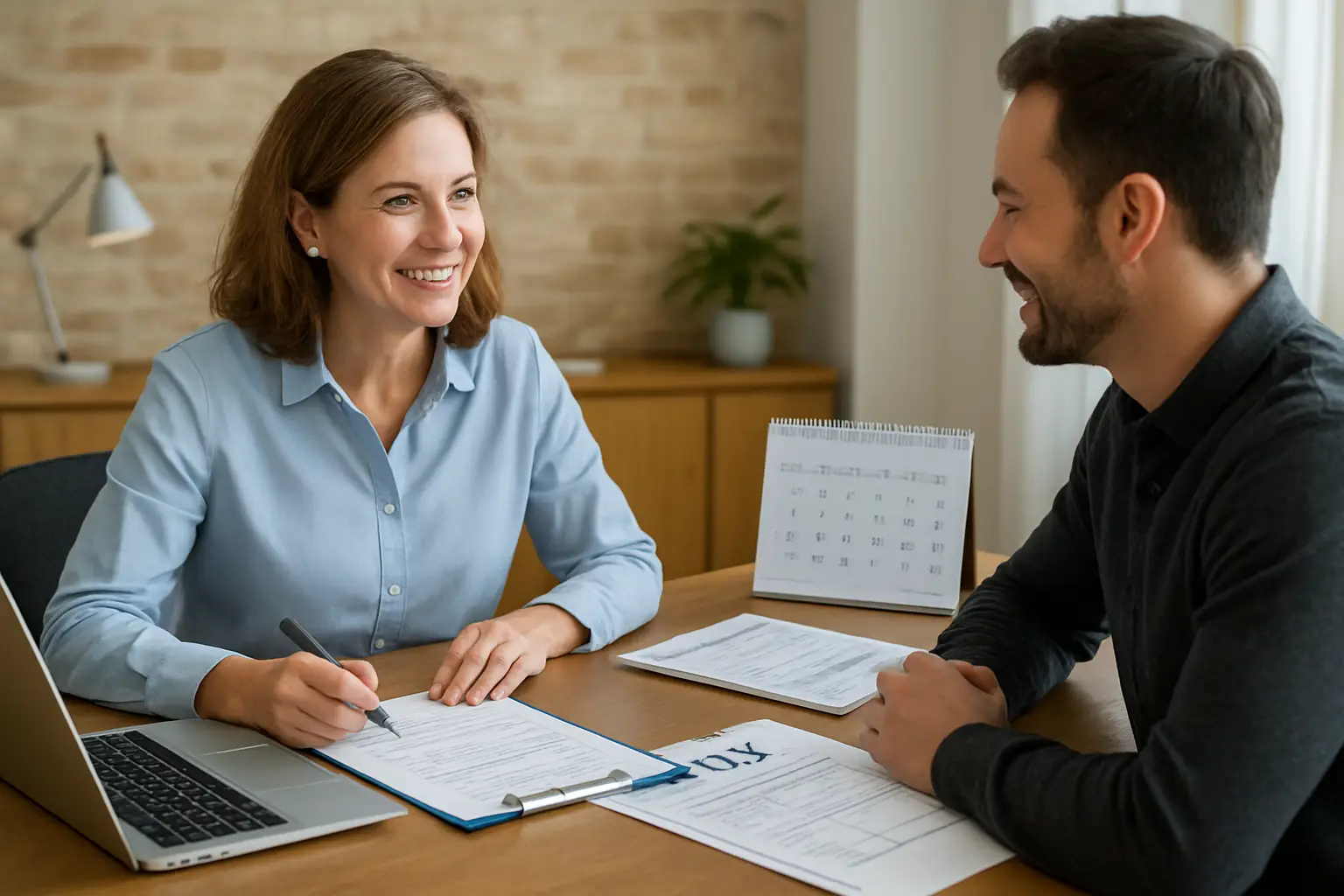 Surrey business owner booking integrated accounting and tax services with Phoenix Knight Financial Services