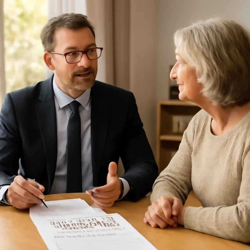 Advisor discussing the bc speculation and vacancy tax: a guide for homeowners with a client in Canada