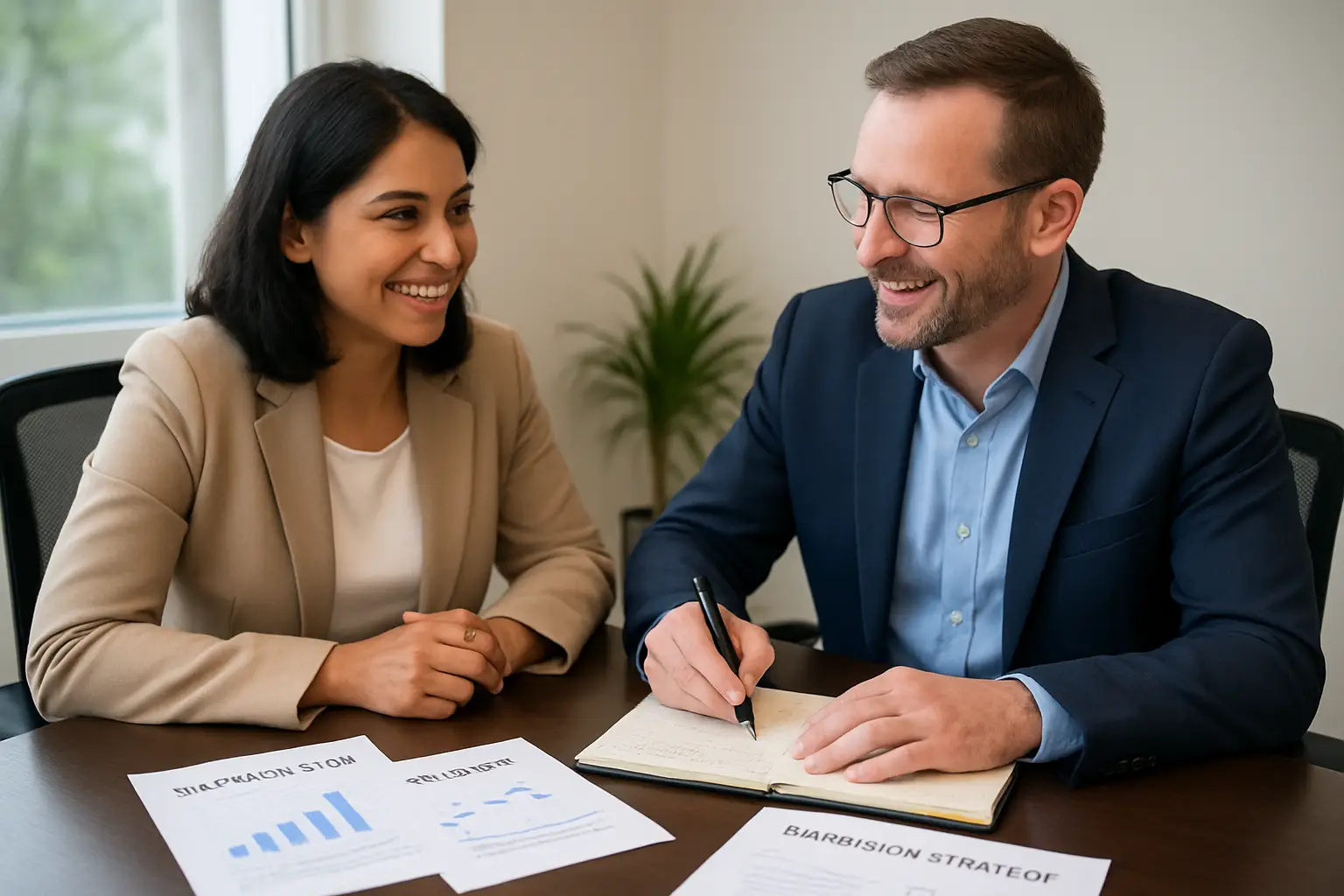 Surrey entrepreneur booking a business consulting consultation for growth strategy pricing and planning