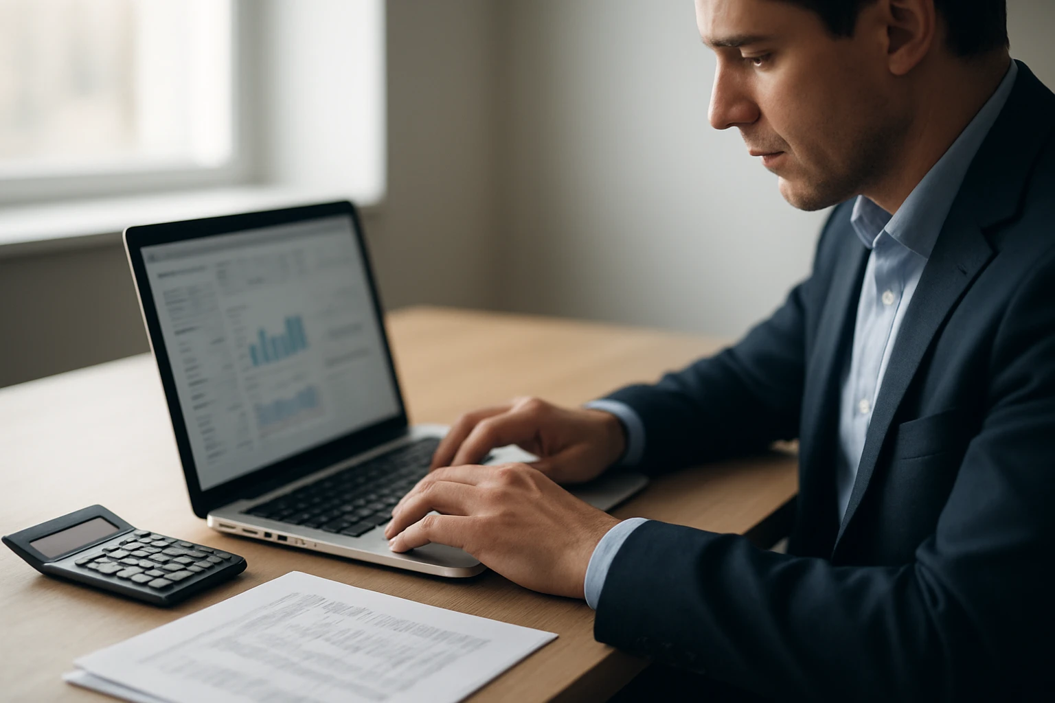 Business owner speaking with an accounting advisor about bookkeeping and tax needs in British Columbia