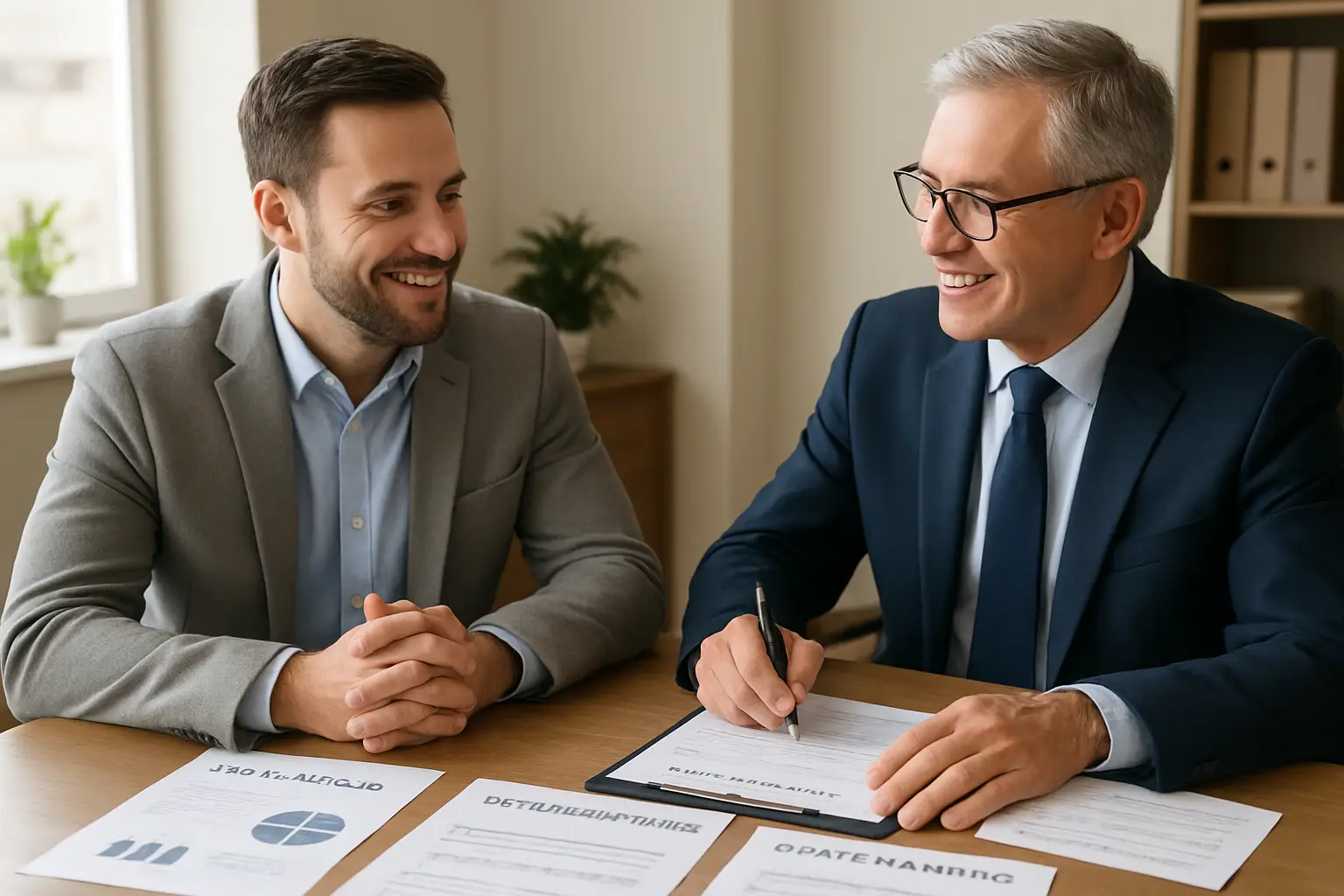 Surrey professional booking a financial advisory consultation for tax wealth retirement and estate planning