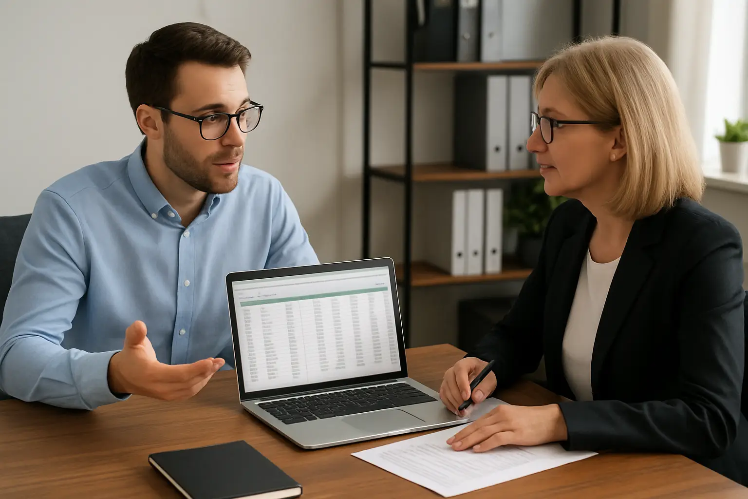 Freelancer asking an accountant about T2125 GST registration CPP platform income and deductible expense records