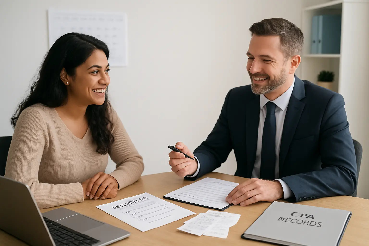 Surrey business owner booking a GST filing consultation with Phoenix Knight Financial Services
