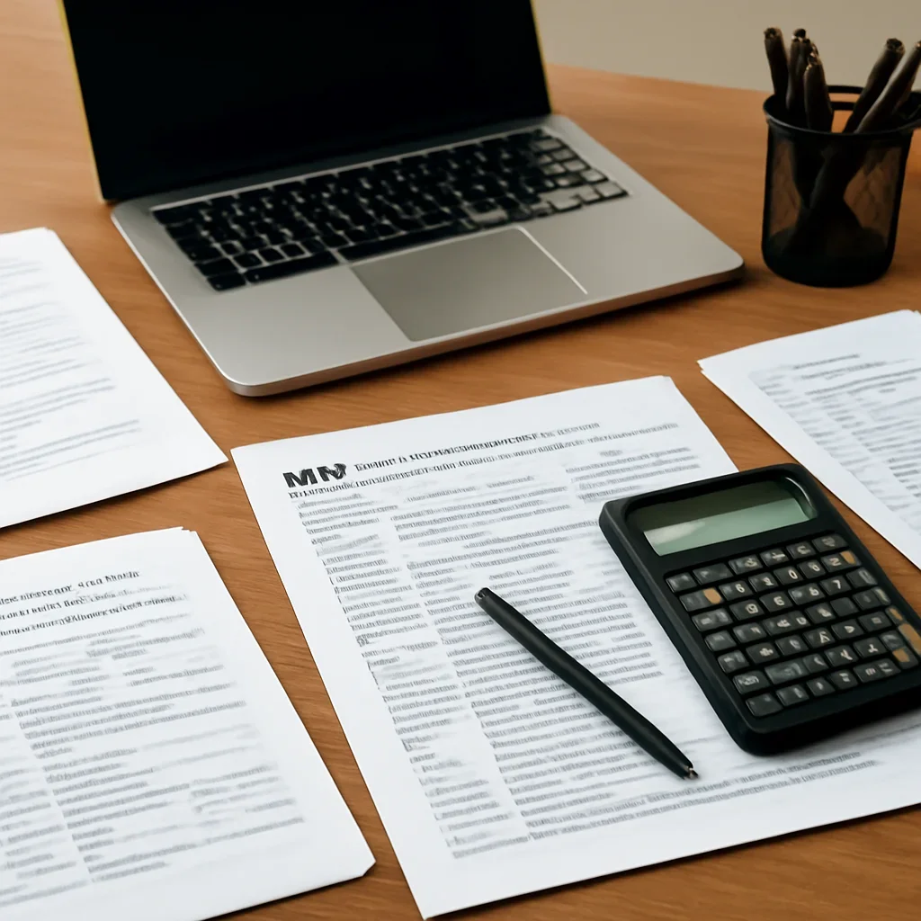 Supporting visual for How Much Does Tax Preparation Cost in BC with organized spreadsheets and professional tools