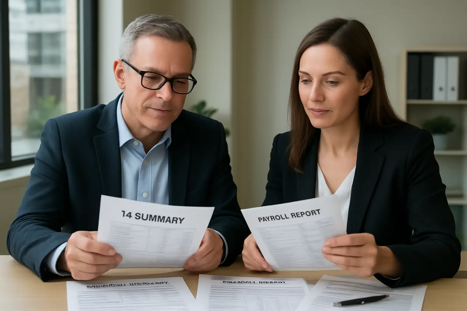 Surrey employer reviewing payroll tax deductions CRA remittances and T4 records with an advisor