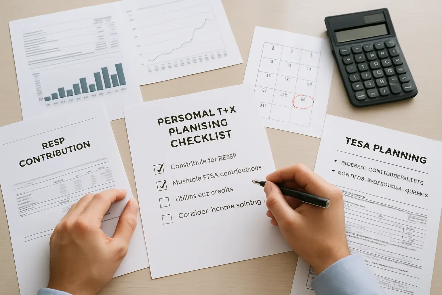 Checklist for individual and family tax planning in Surrey BC