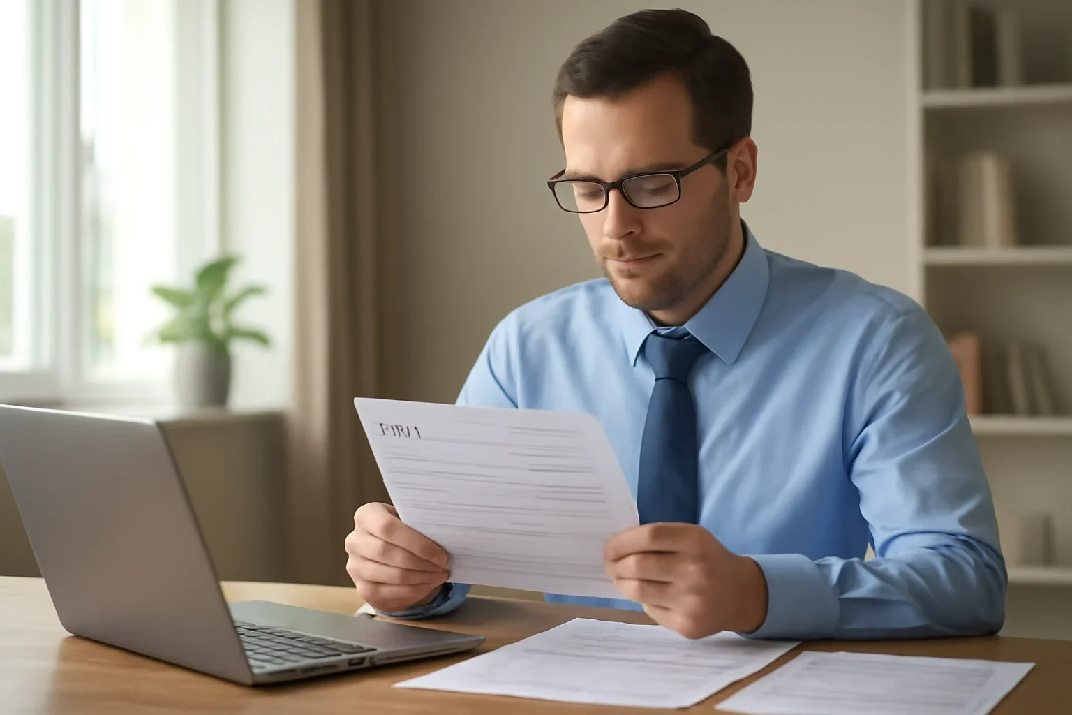 Professional Incorporation for Doctors and Dentists in BC concept with a Canadian taxpayer reviewing documents and refund or tax records
