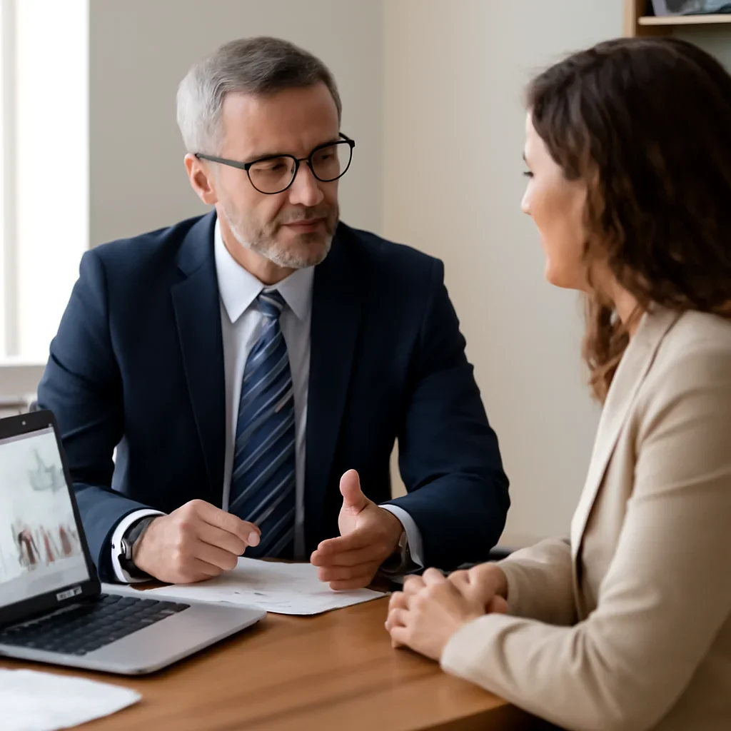 Phoenix Knight consultant building a clear hybrid bookkeeping strategy with a small business owner