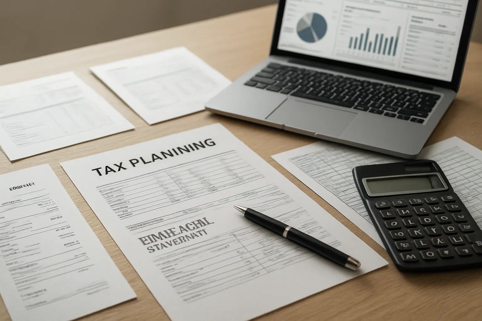 Sapperton accounting advisor meeting with healthcare professional to discuss tax strategy and financial planning, professional office environment with financial documents and technology visible.