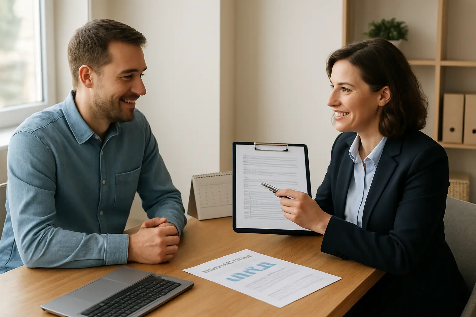 Surrey small business owner booking accounting consultation with Phoenix Knight Financial Services