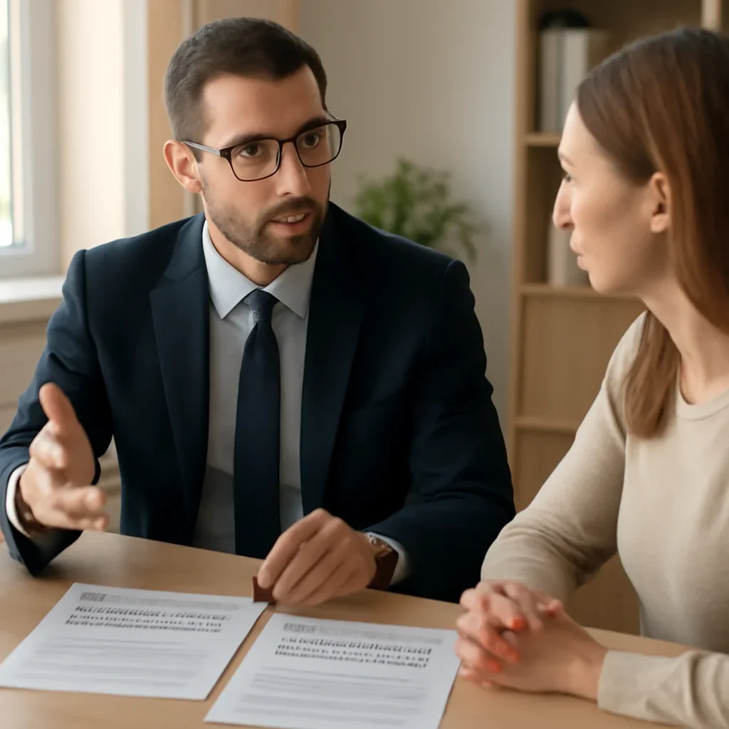 Advisor discussing tax-efficient salary vs. dividends for bc business owners with a client in Canada