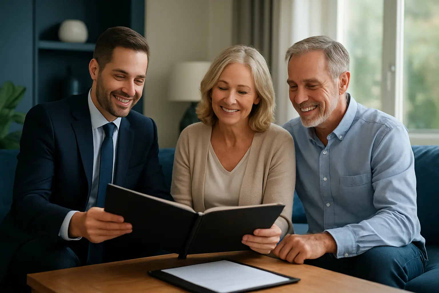 Surrey family discussing Tax Estate Planning with a professional