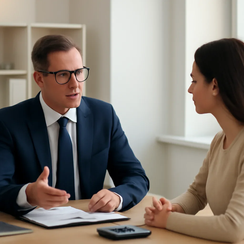 Phoenix Knight advisor reviewing financial milestones and tax strategies with an independent business contractor