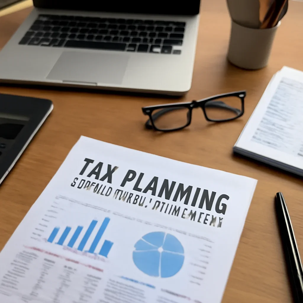 Corporate manager reviewing a tax savings comparison chart showing salary versus dividend compensation scenarios