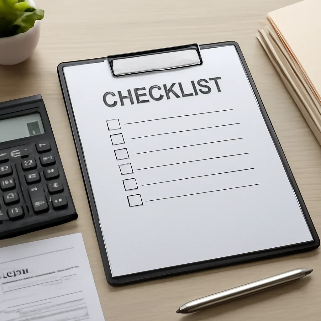 Checklist and financial paperwork for what are probate fees in canada? in a clean desk setting