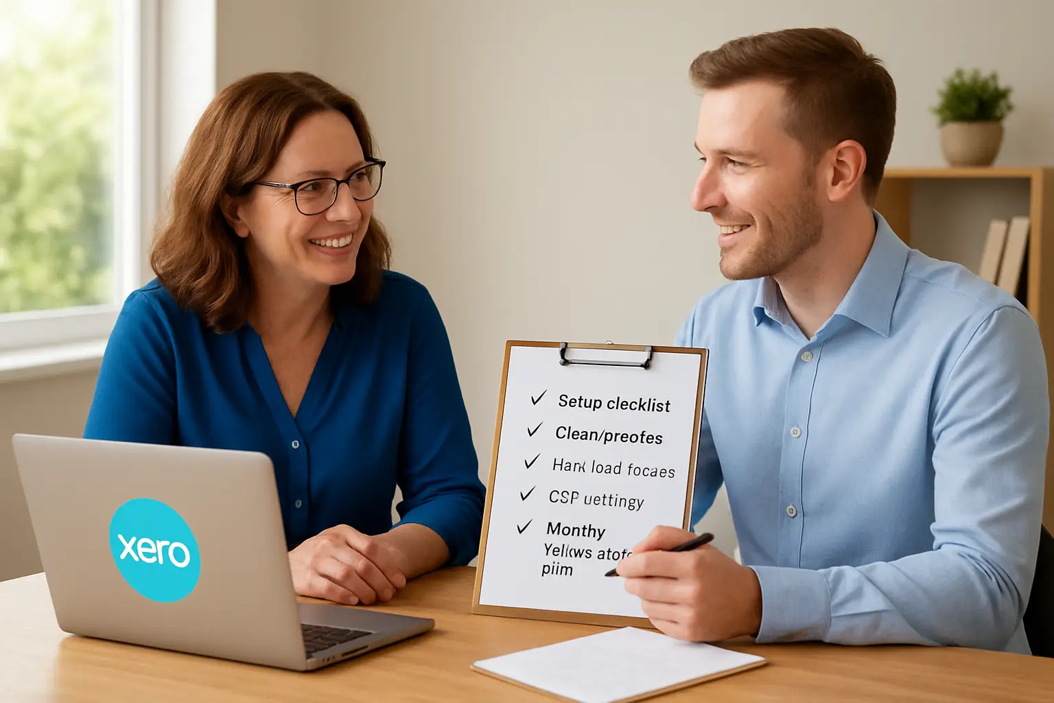 Surrey business owner booking a Xero accounting consultation for setup cleanup and bookkeeping support